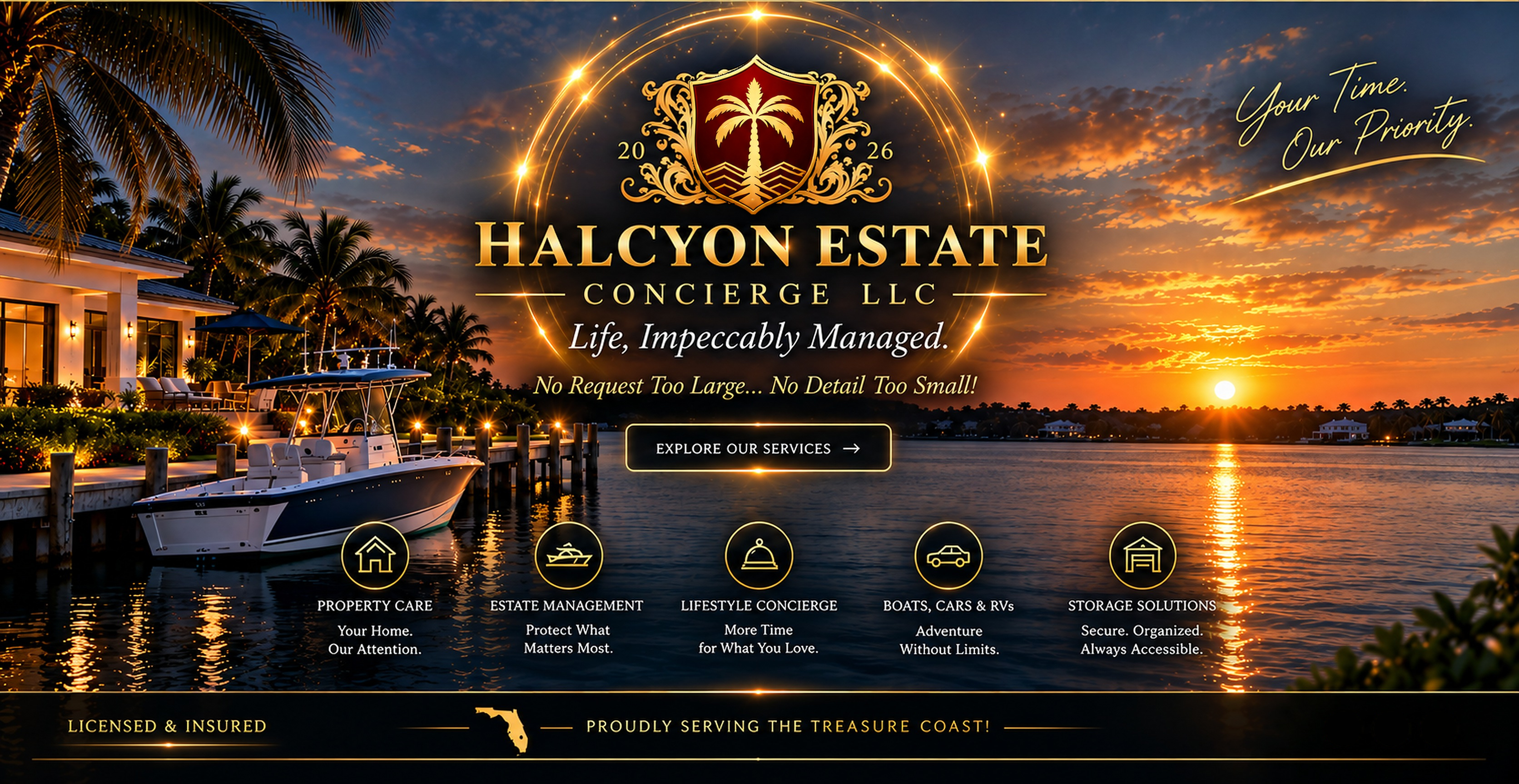 Halcyon Estate Concierge home page